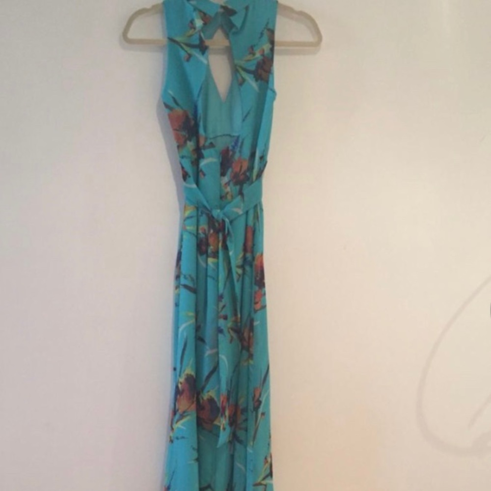 NWOT 2b. Rych Blue Casual Maxi Dress.